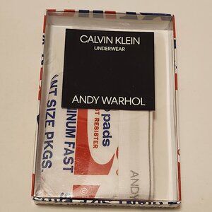 LIMITED EDITION Calvin Klein Andy Warhol Bikini Briefs Woman's Size Small BNIP